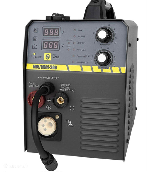 BULLTEK – WELDING PERFORMANCE 500Α MIG / MMA / LIFT TIG 3 ΣΕ 1