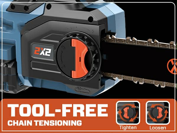 KRAFTPRO ΑΛΥΣΟΠΡΙΟΝΟ ΜΕ 2 ΜΠΑΤΑΡΙΕΣ ΜΕ ΛΑΜΑ 16" ΙΝΤΖΩΝ 40cm ΚΑΙ ΔΙΠΛΟΣ ΦΟΡΤΙΣΤΗΣ ΑΥΤΟΜΑΤΗ ΛΙΠΑΝΣΗ