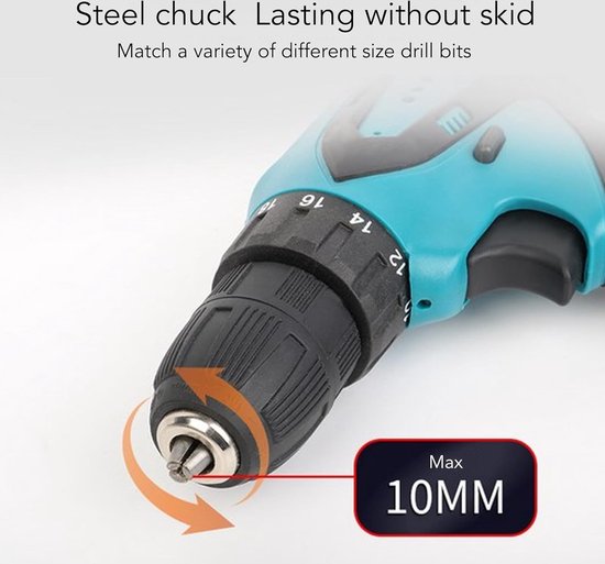 DEUTSCHE STAHL 2 PIECES IMPACT DRILL 2 BATTERIES