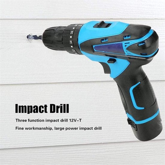 DEUTSCHE STAHL 2 PIECES IMPACT DRILL 2 BATTERIES