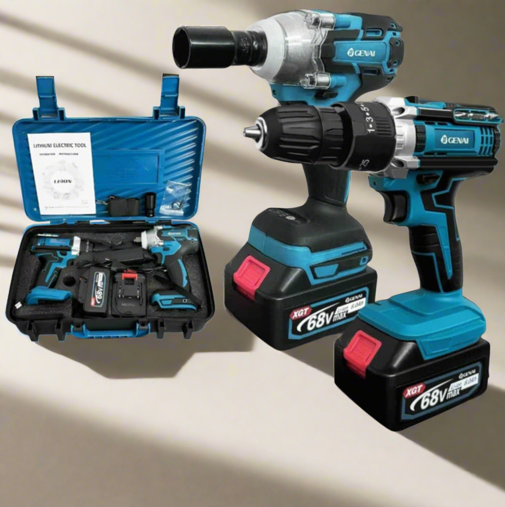 BS TIME 2 PIECES IMPACT DRILL AND IMPACT WRENCH