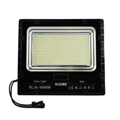 Ηλιακός προβολέας Rixme 1.600w με 2 σολαρ πανελ