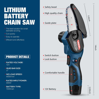 IF TOOLS 4" INCH 2 BATTERIES AND CHARGER