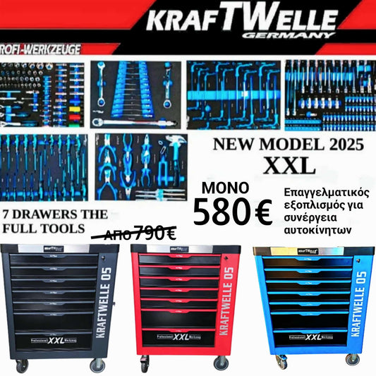 KRAFTWELLE GERMANY PROFESSIONAL TOOLS 🔧 TROLLEY XXL