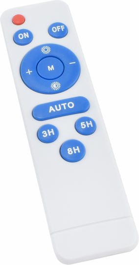 Jortan Στεγανός Ηλιακός Προβολέας LED 800W Ψυχρό Λευκό 6500K με Τηλεχειριστήριο IP66