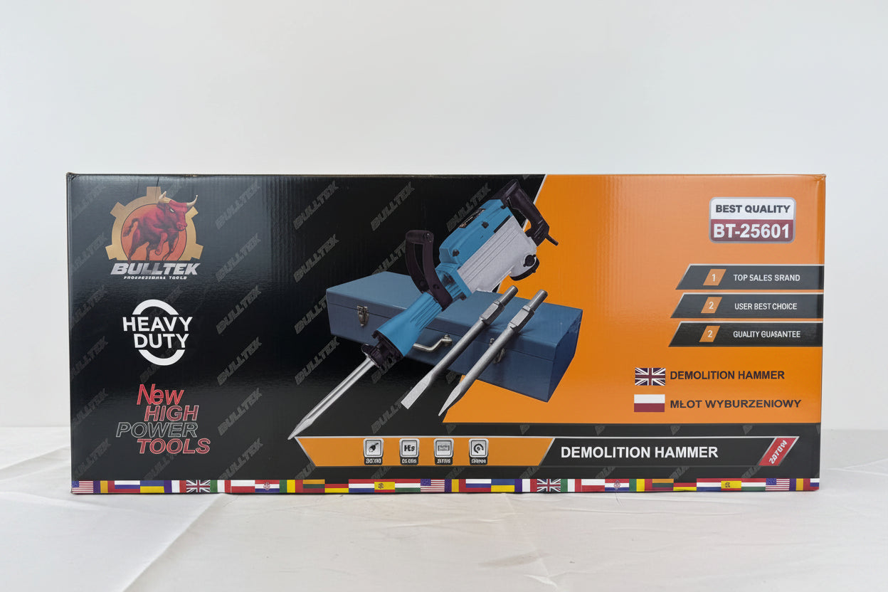 BULLTEK PRO SERIES – Κατεδαφιστικό Σκαπτικό Ρεύματος 1700W