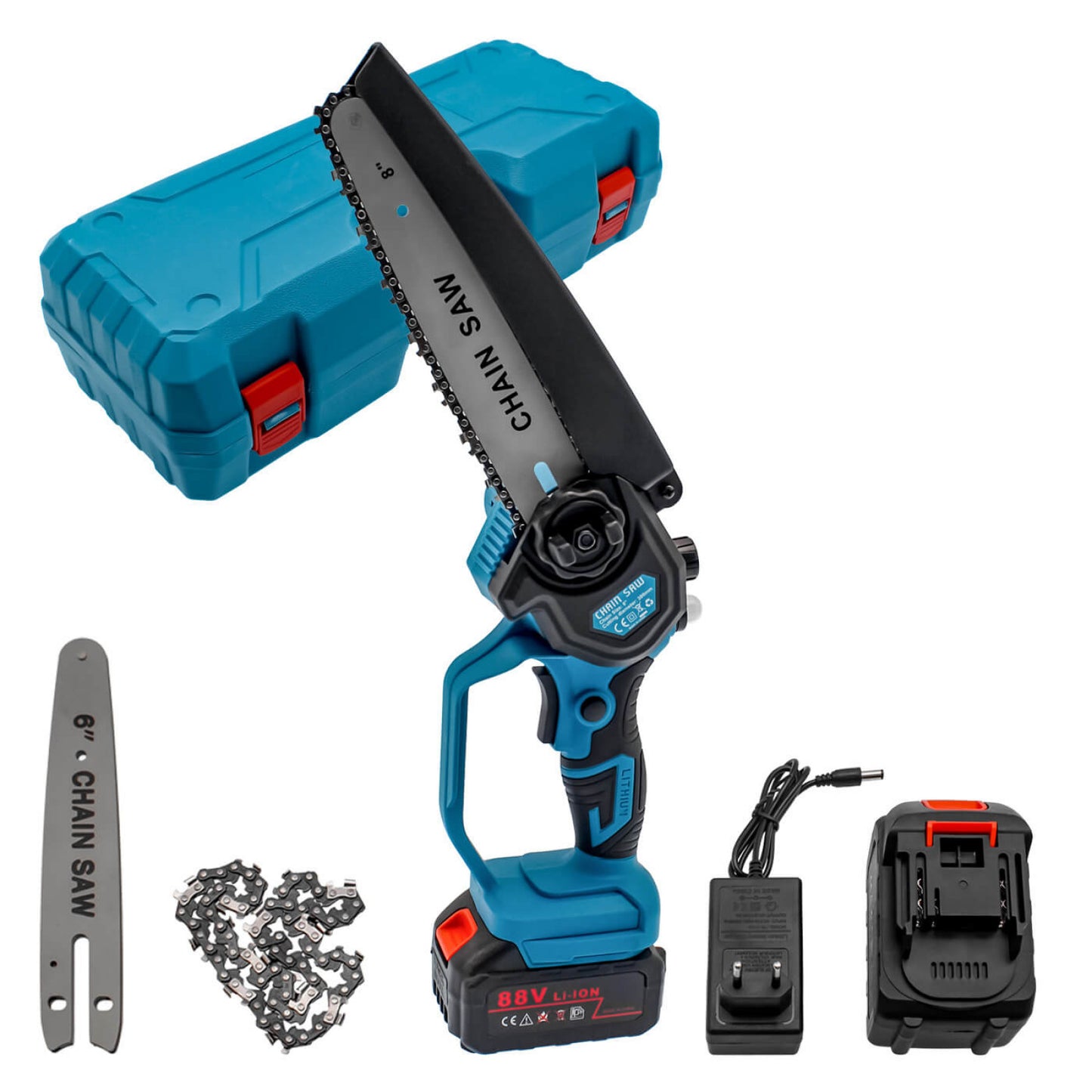 BSTIME ΑΛΥΣΟΠΡΙΟΝΟ 8" ΙΝΤΖΩΝ 20cm ΜΕ 3 ΜΠΑΤΑΡΙΕΣ 2 ΛΑΜΕΣ 2 ΑΛΥΣΙΔΕΣ ΦΟΡΤΙΣΤΗ ΚΑΙ ΒΑΛΙΤΣΑ ΑΠΟΘΗΚΕΥΣΗΣ