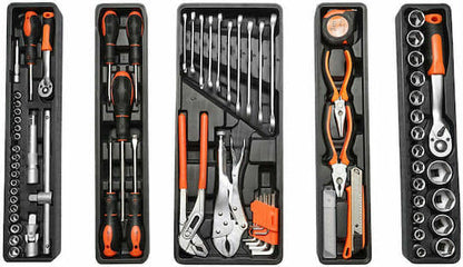 ΕΠΑΓΓΕΛΜΑΤΙΚΗ ΜΕΤΑΛΛΙΚΗ ΒΑΛΙΤΣΑ ΜΕ 85 ΕΡΓΑΛΕΙΑ 1/4 1/2