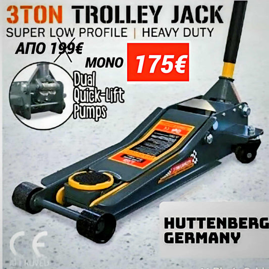 HUNTERBURG CAR JACK LOW PROFILE 3 TONS