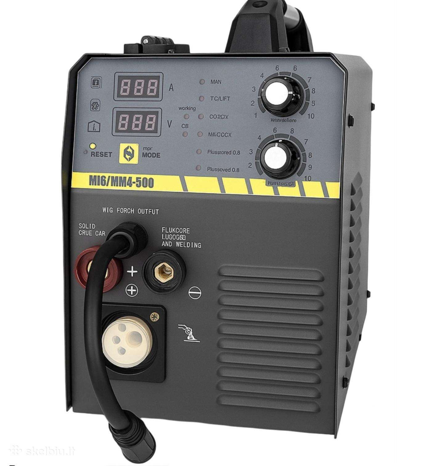 BULLTEK – WELDING PERFORMANCE 500Α MIG / MMA / LIFT TIG 3 ΣΕ 1