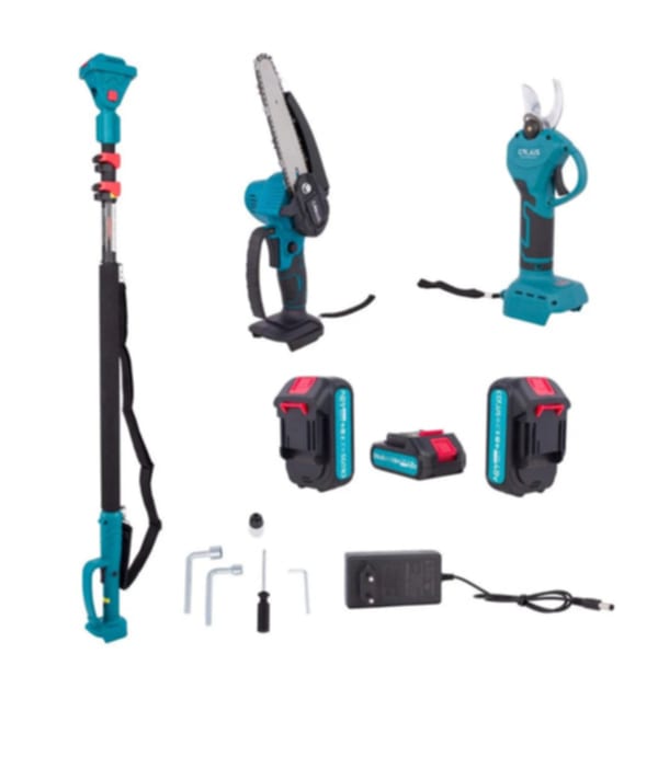 3IN1 POWER TOOLS 1 ΚΟΝΤΑΡΙ  1 ΨΑΛΙΔΗ 1 ΔΕΝΤΡΟΚΟΠΤΙΚΟ ΚΛΑΔΕΥΤΙΚΟ 6 ΙΝΤΖΩΝ 2 ΜΠΑΤΑΡΙΕΣ ΚΑΙ ΦΟΡΤΙΣΤΗΣ