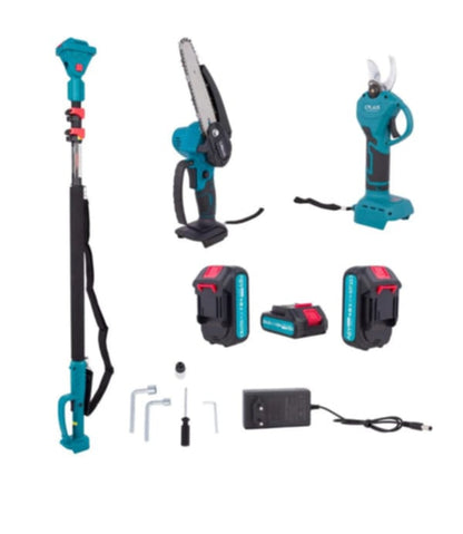 3IN1 POWER TOOLS 1 ΚΟΝΤΑΡΙ  1 ΨΑΛΙΔΗ 1 ΔΕΝΤΡΟΚΟΠΤΙΚΟ ΚΛΑΔΕΥΤΙΚΟ 6 ΙΝΤΖΩΝ 2 ΜΠΑΤΑΡΙΕΣ ΚΑΙ ΦΟΡΤΙΣΤΗΣ