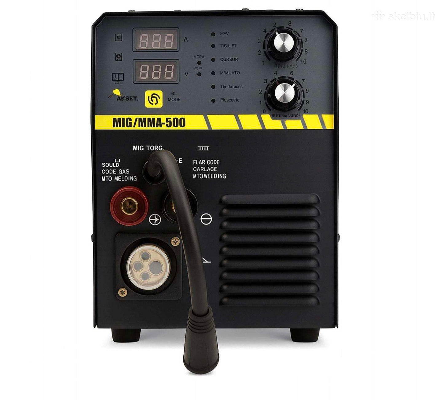 BULLTEK – WELDING PERFORMANCE 500Α MIG / MMA / LIFT TIG 3 ΣΕ 1