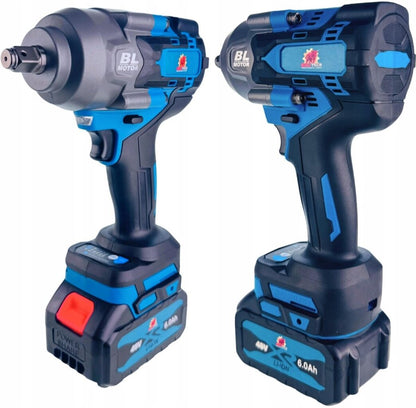 BULLTEK Μπουλονόκλειδο 60V Brushless 1200 N.m με 2 Μπαταρίες 8Ah