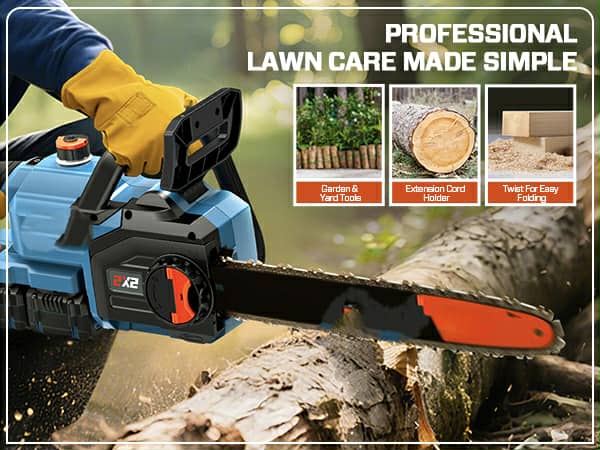 KRAFTPRO ΑΛΥΣΟΠΡΙΟΝΟ ΜΕ 2 ΜΠΑΤΑΡΙΕΣ ΜΕ ΛΑΜΑ 16" ΙΝΤΖΩΝ 40cm ΚΑΙ ΔΙΠΛΟΣ ΦΟΡΤΙΣΤΗΣ ΑΥΤΟΜΑΤΗ ΛΙΠΑΝΣΗ