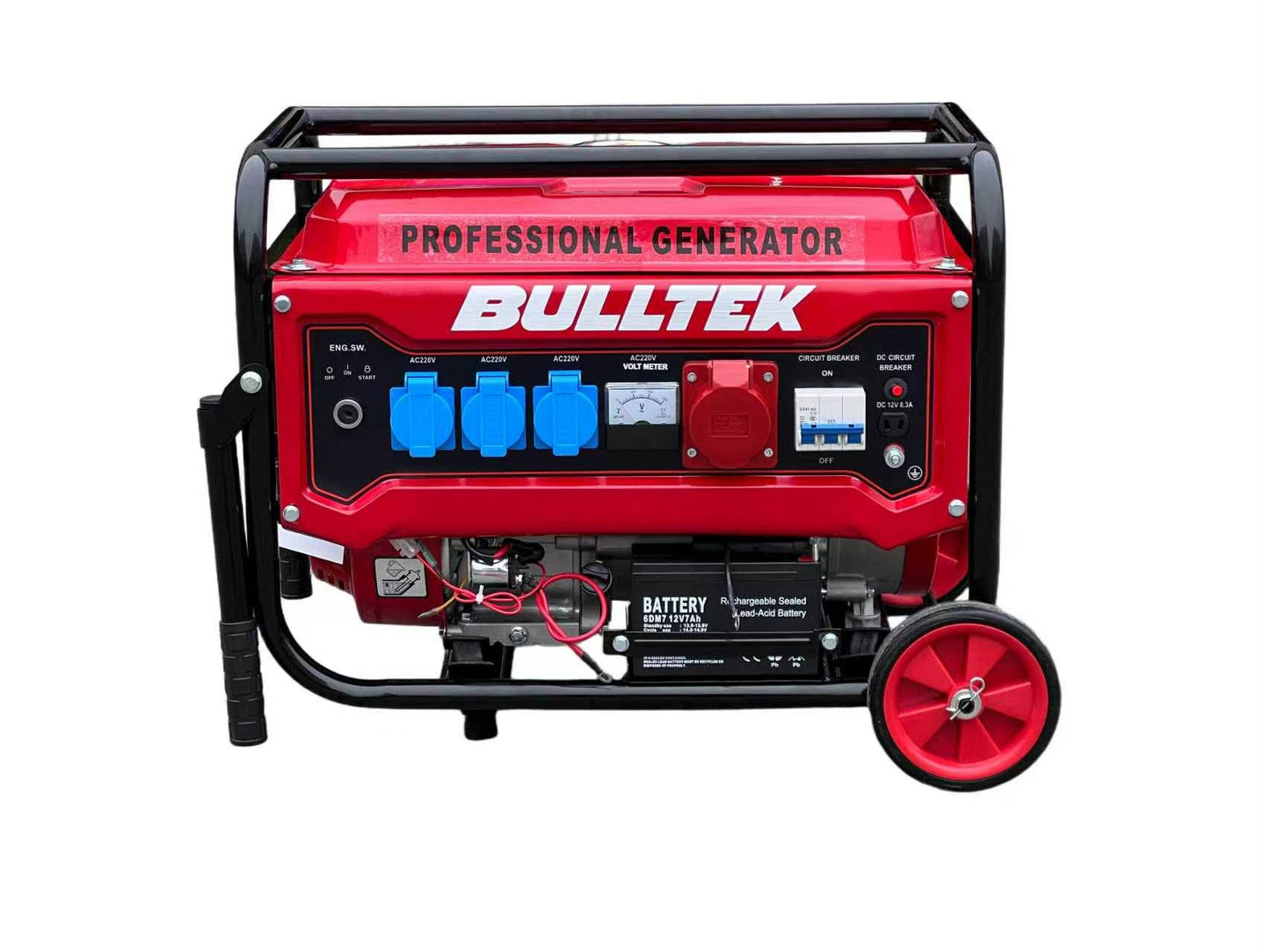 BULLTEK Γεννήτρια Βενζίνης 3.8kW με starter & Μπαταρία
