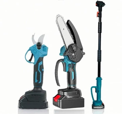 3IN1 POWER TOOLS 1 ΚΟΝΤΑΡΙ  1 ΨΑΛΙΔΗ 1 ΔΕΝΤΡΟΚΟΠΤΙΚΟ ΚΛΑΔΕΥΤΙΚΟ 6 ΙΝΤΖΩΝ 2 ΜΠΑΤΑΡΙΕΣ ΚΑΙ ΦΟΡΤΙΣΤΗΣ