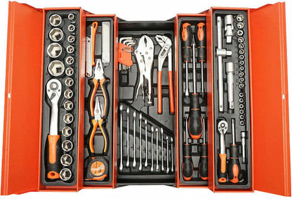 ΕΠΑΓΓΕΛΜΑΤΙΚΗ ΜΕΤΑΛΛΙΚΗ ΒΑΛΙΤΣΑ ΜΕ 85 ΕΡΓΑΛΕΙΑ 1/4 1/2